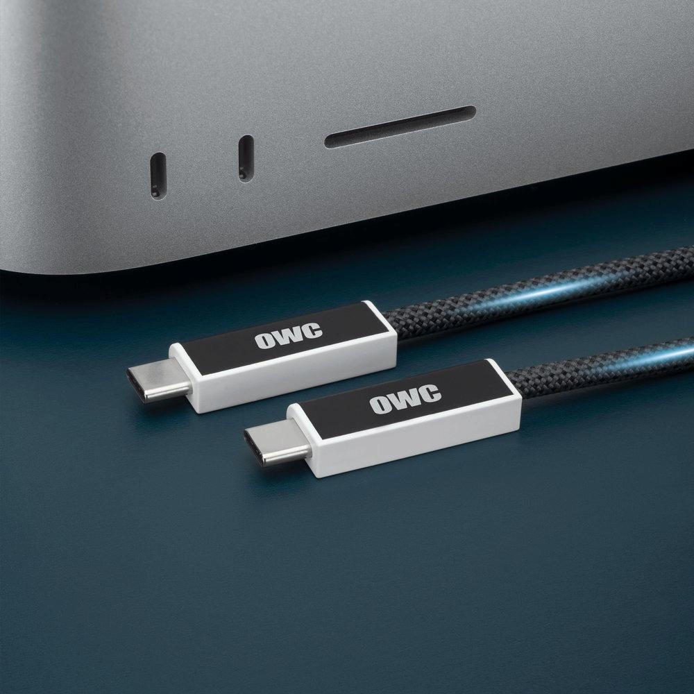 OWC USB4 / Thunderbolt 4/3 USB-C Active Optical Cable –  in 3m and 4.5m Lengths OWC USB4 / Thunderbolt 4/3 USB-C Active Optical Cable –  in 3m and 4.5m Lengths